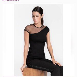 Marcella florence black top nwot Large